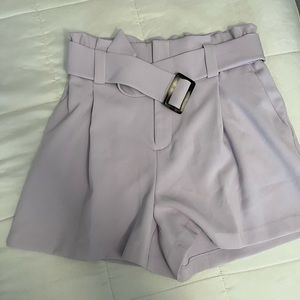 Nine West High Waist Belted Shorts - size XS